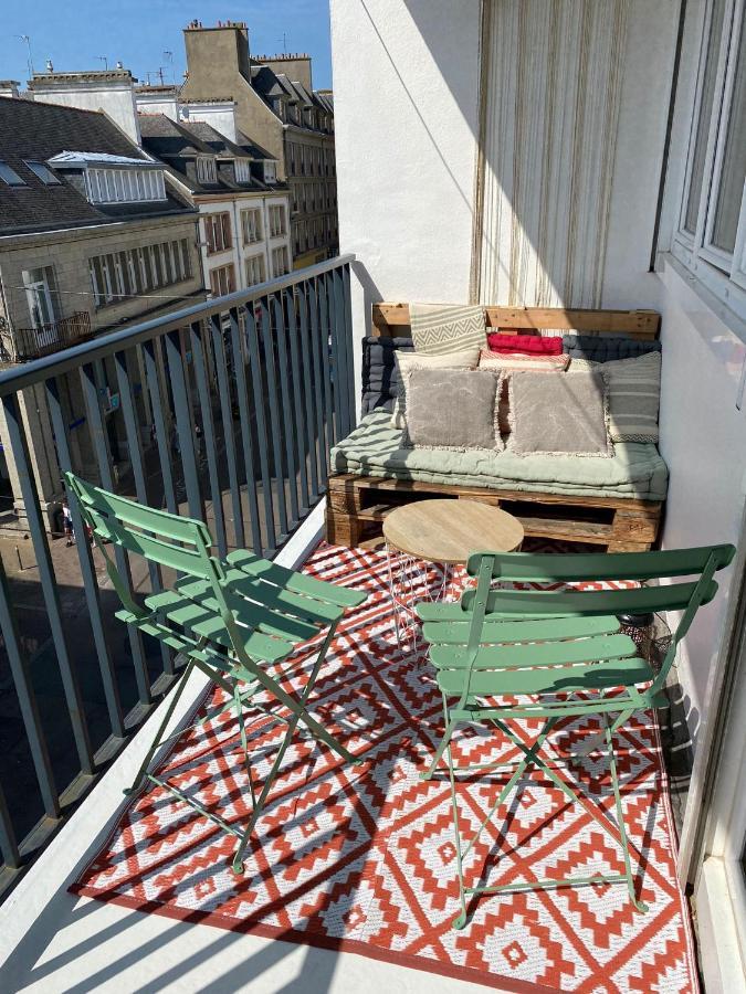 Joli T2 En Centre-Ville Lorient Avec Balcon Cosy Esterno foto