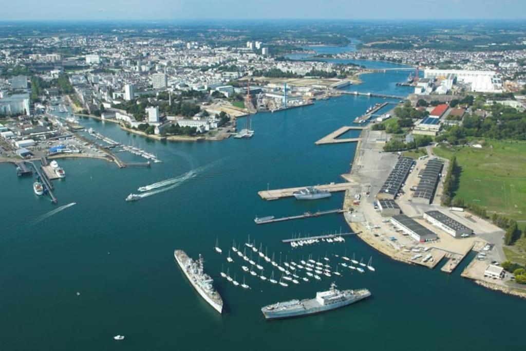 Joli T2 En Centre-Ville Lorient Avec Balcon Cosy Esterno foto